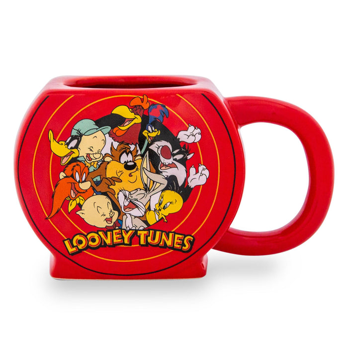 Looney Tunes "That's All Folks" Sculpted Ceramic Mug | Holds 20 Ounces