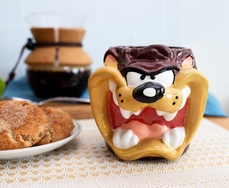 Looney Tunes Taz Sculpted Ceramic Mug | Holds 24 Ounces product image 3 of 7