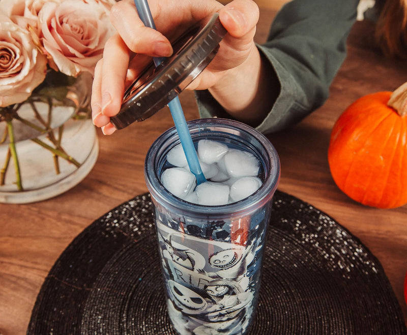 Disney's The Nightmare Before Christmas Carnival Cup w/ Lid and Straw | 20 Ounces product image 4 of 7