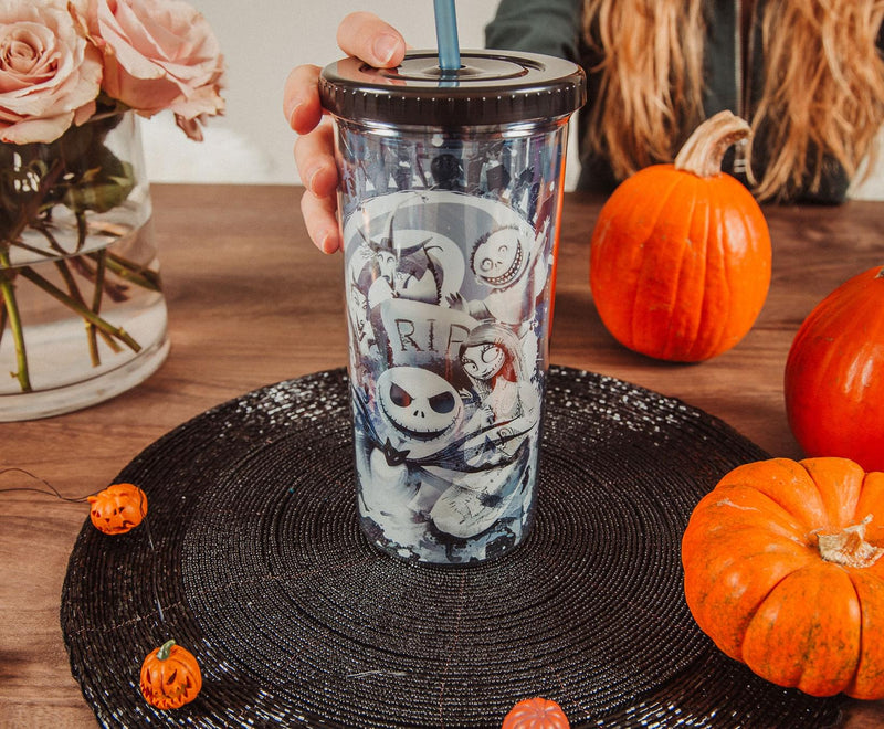 Disney's The Nightmare Before Christmas Carnival Cup w/ Lid and Straw | 20 Ounces product image 5 of 7