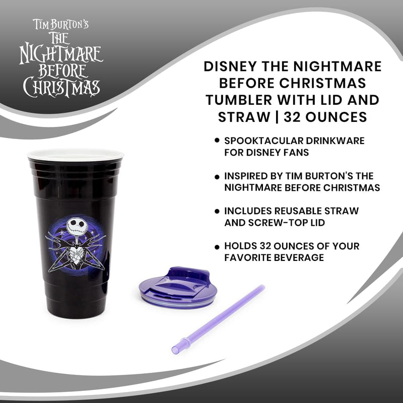 Disney The Nightmare Before Christmas Tumbler with Lid and Straw | 32 Ounces product image 7 of 7