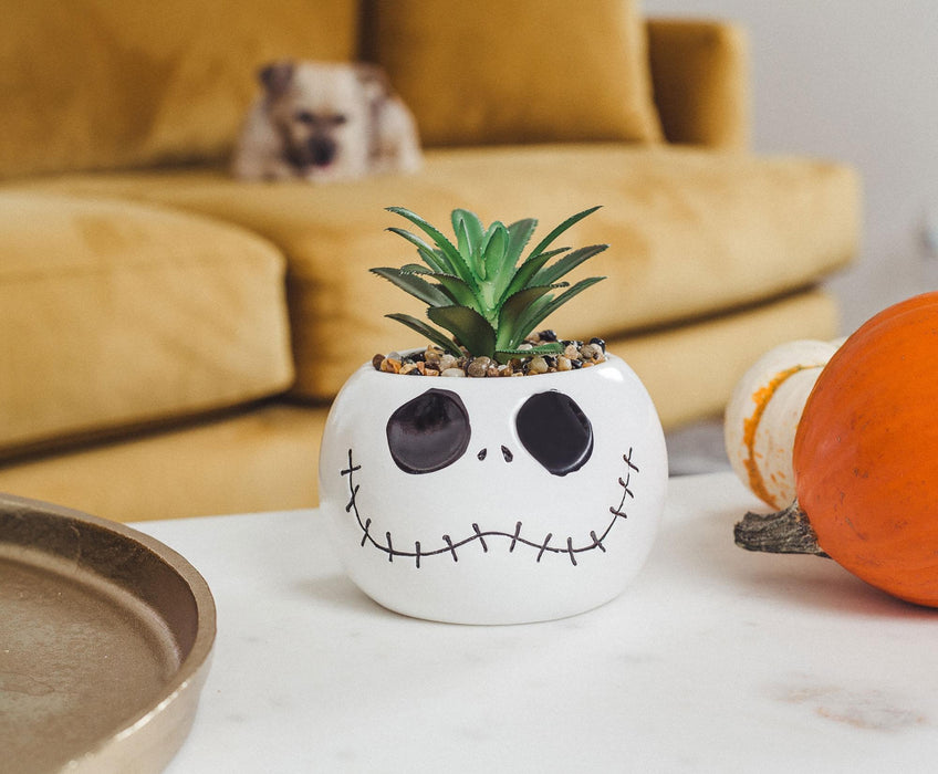 nightmare before christmas succulent plants Nightmare Before Christmas Jack 6Inch Ceramic Planter