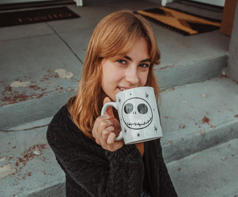 Disney The Nightmare Before Christmas Jack Skellington Face Ceramic Mug product image 3 of 7