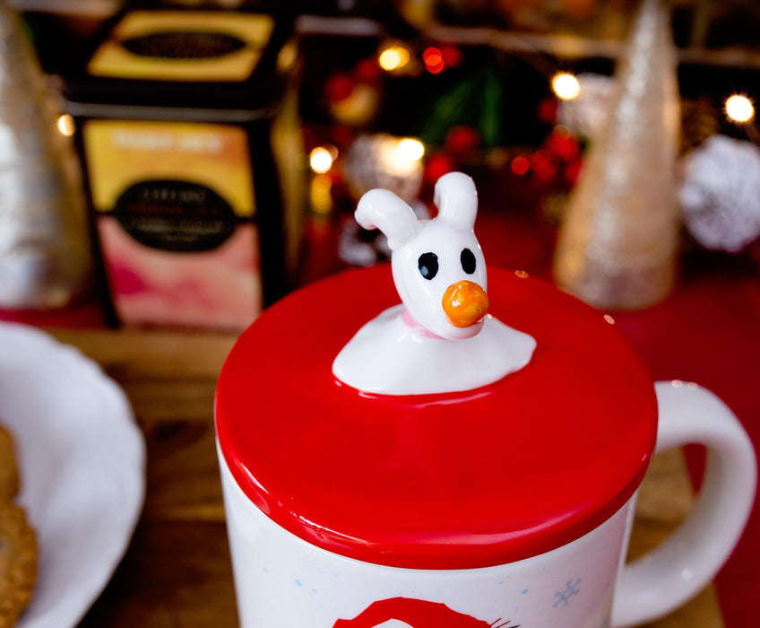 Disney The Nightmare Before Christmas Santa Jack Ceramic Mug With Sculpted Lid