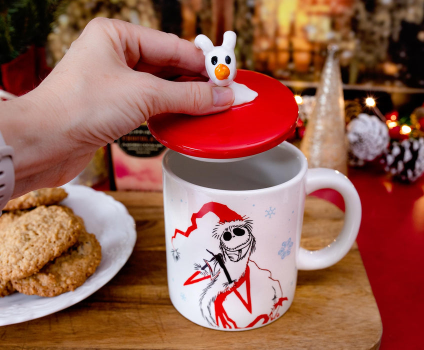 Disney The Nightmare Before Christmas Jack Ceramic Mug with Sculpted Lid