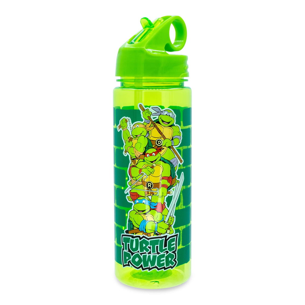 Teenage Mutant Ninja Turtles Water Bottle With Flip-Up Straw