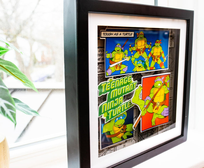 Teenage Mutant Ninja Turtles Wood Frame 3D Shadow Box Wall Art | 14 x 14 Inches product image 6 of 8