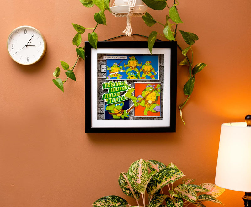 Teenage Mutant Ninja Turtles Wood Frame 3D Shadow Box Wall Art | 14 x 14 Inches product image 8 of 8