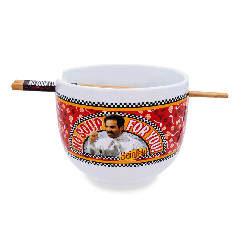 Seinfeld "No Soup For You" 20-Ounce Ramen Bowl and Chopstick Set product image 1 of 8