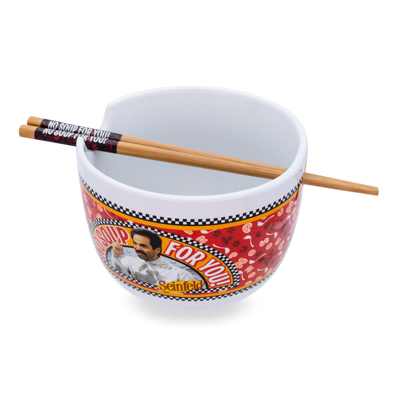 Seinfeld "No Soup For You" 20-Ounce Ramen Bowl and Chopstick Set product image 2 of 8