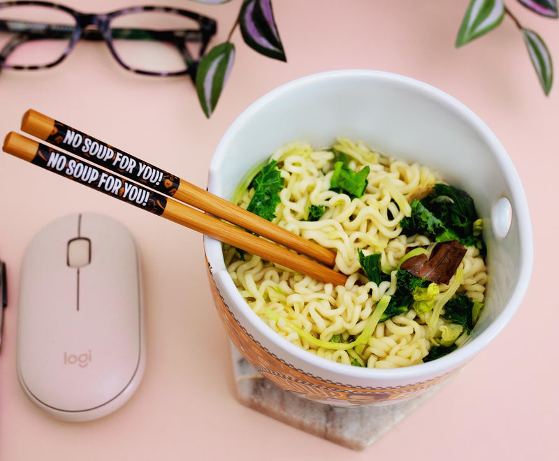 Seinfeld "No Soup For You" 20-Ounce Ramen Bowl and Chopstick Set product image 6 of 8