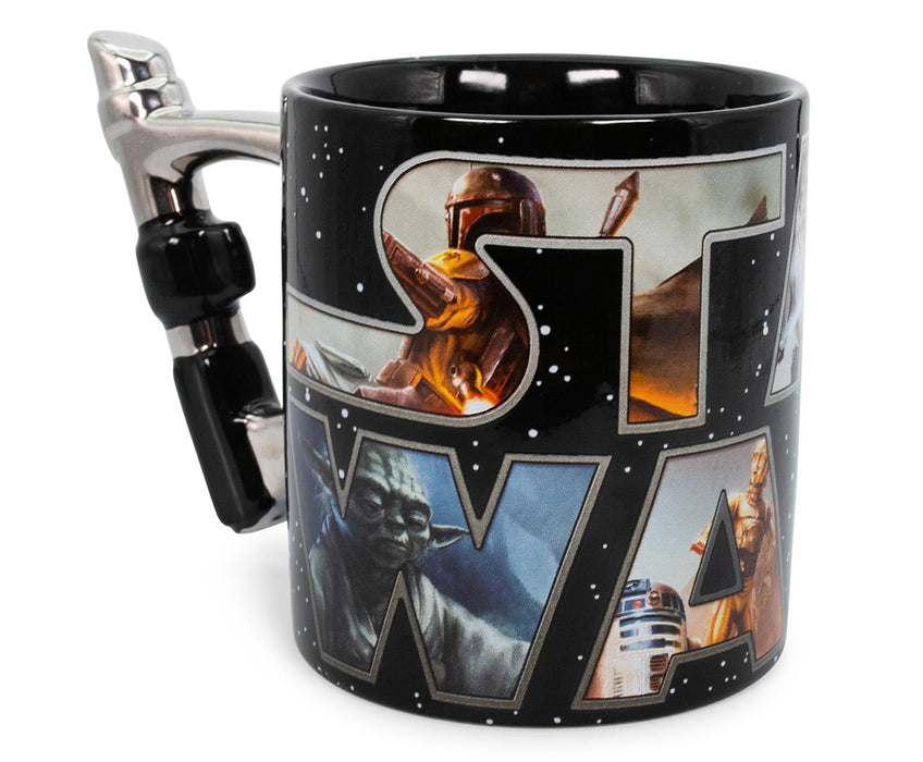 Star Wars Lightsaber Handle Ceramic Mug | Holds 20 Ounces