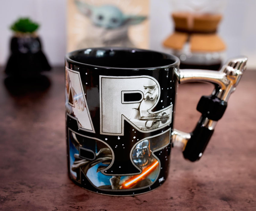 Skywalker Lightsabers Coffee Mug, Star Wars Minimalist Coffee Mug