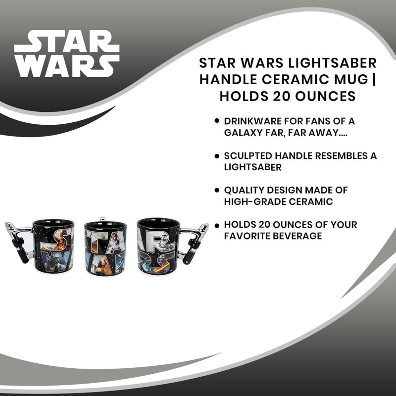 Star Wars Lightsaber Handle Ceramic Mug | Holds 20 Ounces product image 7 of 7