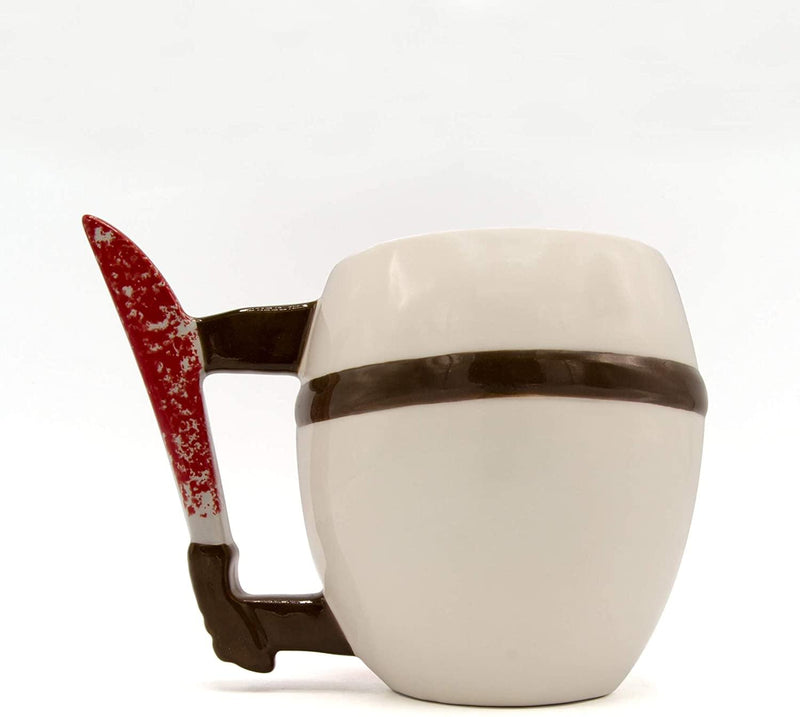 Friday the 13th Jason's Mask 3D Sculpted Ceramic Mug | Holds 20 Ounces