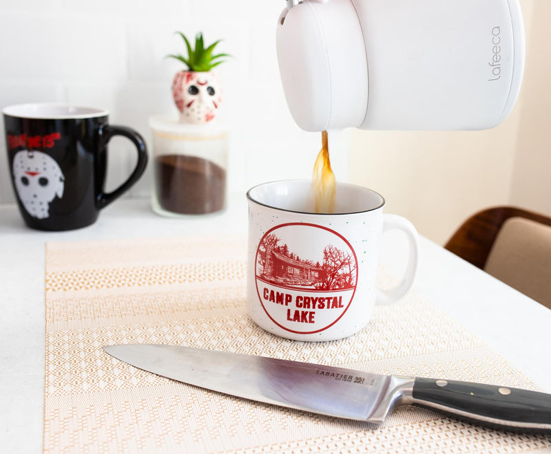 Friday the 13th Camp Crystal Lake Ceramic Camper Mug | Holds 20 Ounces product image 4 of 7