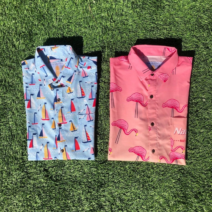 Super Stretch - Sailin Away Hawaiian Shirt