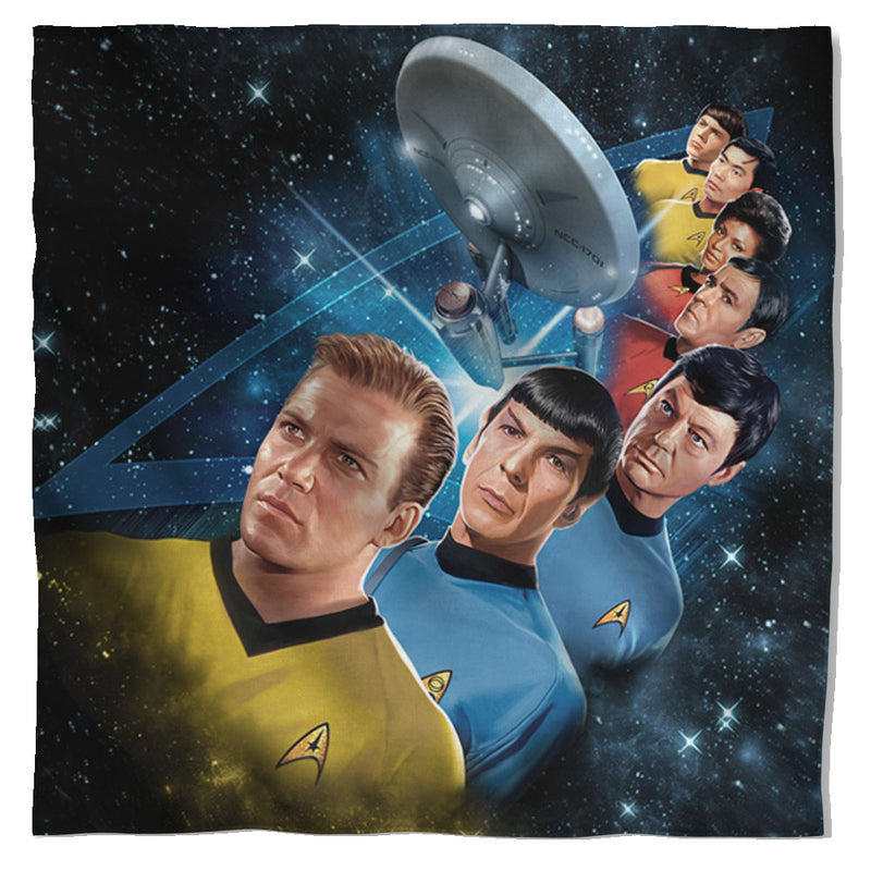 Bandana featuring design named Star Trek - Among The Stars Bandana