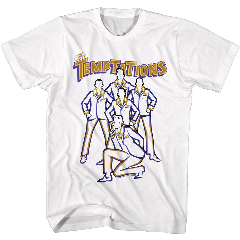 The Temptations - Line Art