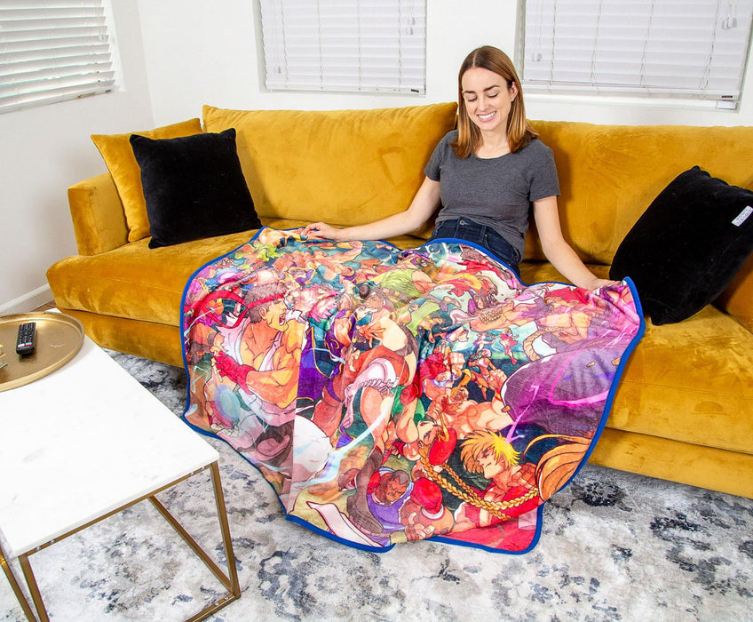 Street Fighter Fleece Throw Blanket | 45 x 60 Inches