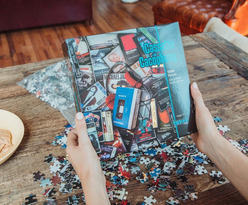 80s Cassette Music Hits 1000-Piece Jigsaw Puzzle