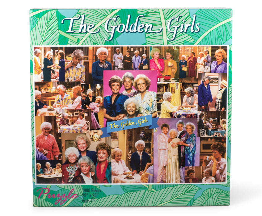 Golden Girls Collage '80s Puzzle For Adults And Kids | 1000 Piece Jigsaw Puzzle