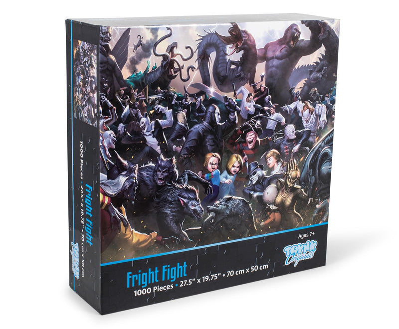 Fright Fight Horror Movie Villain Inspired 1000 Piece Jigsaw Puzzle product image 2 of 7