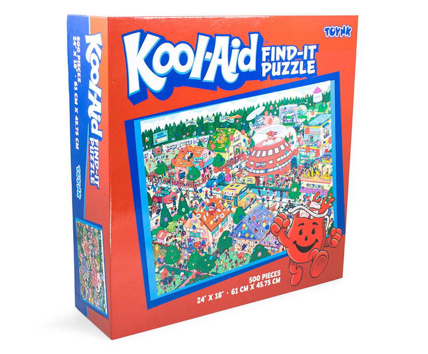 Kool-Aid Find-It 500 Piece Jigsaw Puzzle