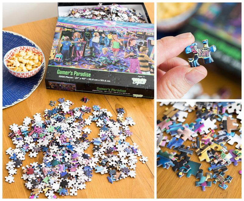 Gamers Paradise '80s Retro Arcade 2000 Piece Jigsaw Puzzle