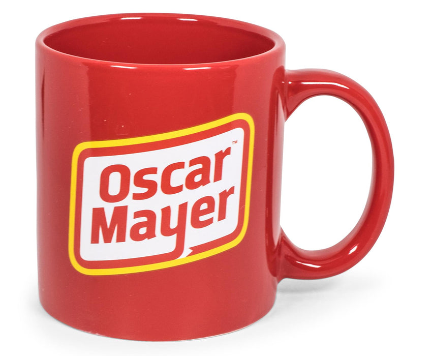 Oscar Mayer Hot Dog Logo Ceramic Coffee Mug | Holds 16 Ounces