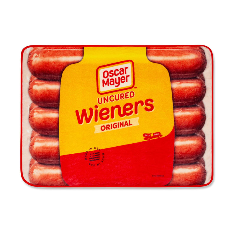 Oscar Mayer Jumbo Hot Dogs Fleece Throw Blanket | 45 x 60 Inches product image 1 of 9