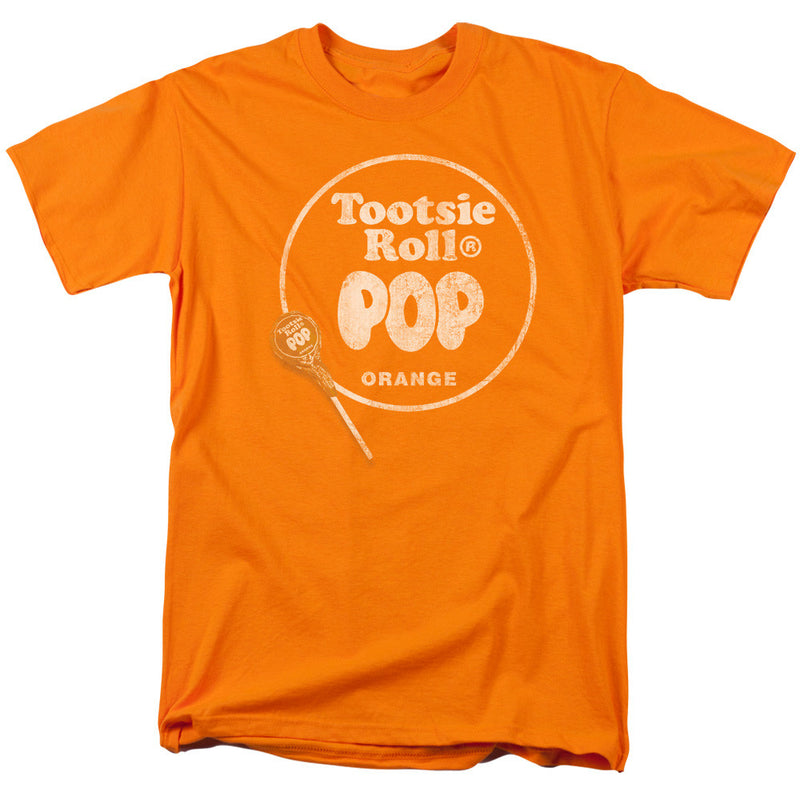 T-Shirt featuring design named Tootsie Roll Pop - Logo Orange