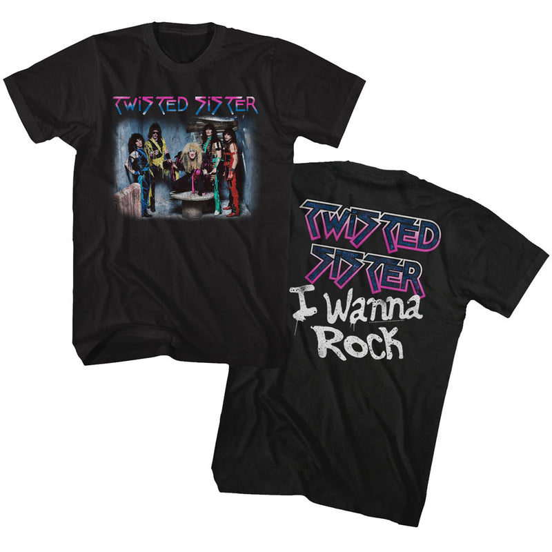 T-Shirt featuring design named Twisted Sister - I Wanna Rock