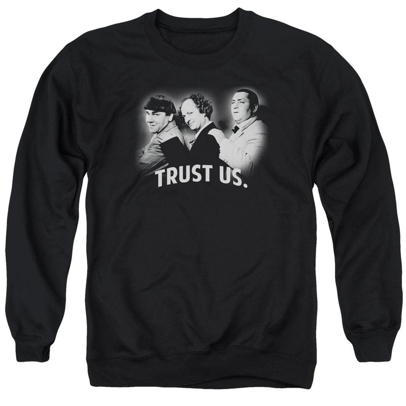Sweatshirt featuring design named Three Stooges - Trust Us