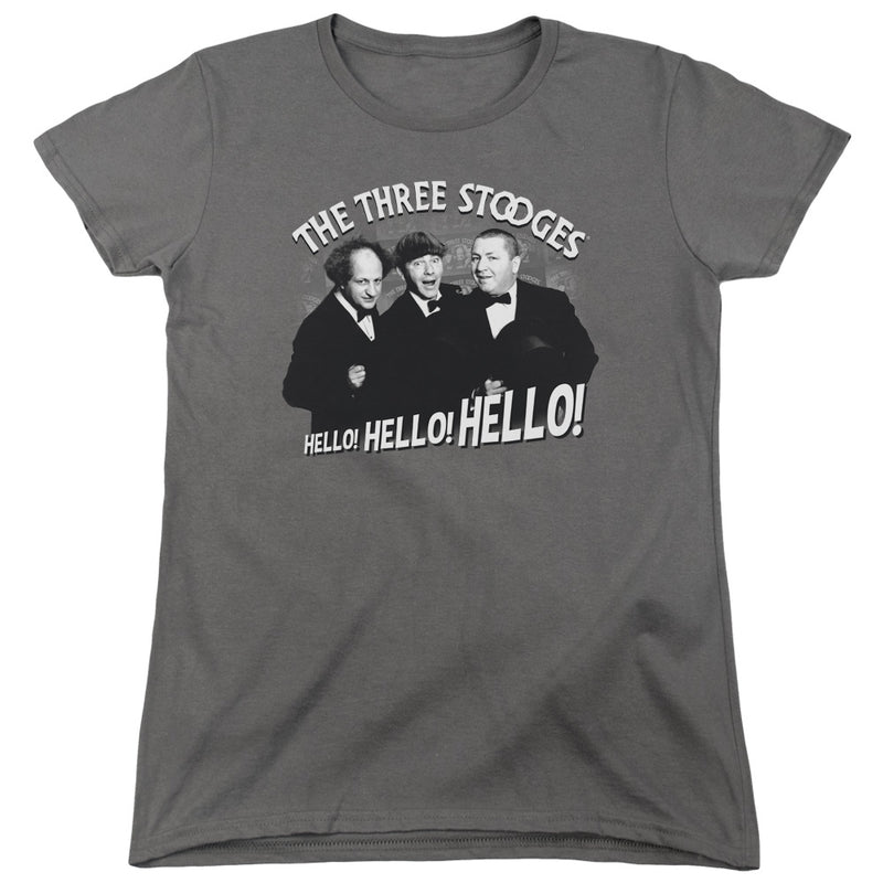 T-Shirt featuring design named Three Stooges - Hello!, product image 2 of 2