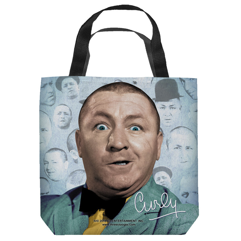 Tote Bag featuring design named The Three Stooges - Curly Tote Bag