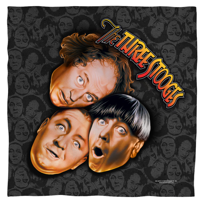 Bandana featuring design named Three Stooges - Stooges All Over Bandana