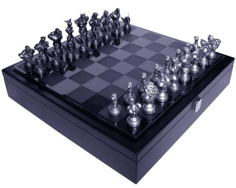 Street Fighter 25th Anniversary Resin Chess Set w/ Game Board product image 1 of 3
