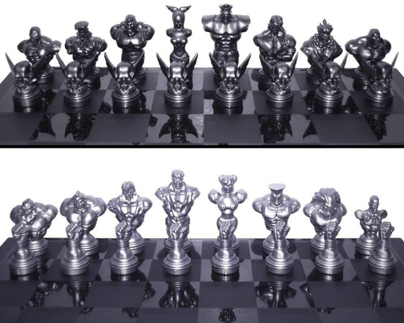 Street Fighter 25th Anniversary Resin Chess Set w/ Game Board product image 2 of 3