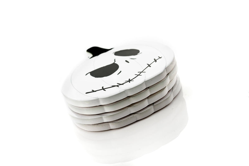 Nightmare Before Christmas Jack Skellington Pumpkin King Drink Coasters | 4 Pack product image 3 of 7
