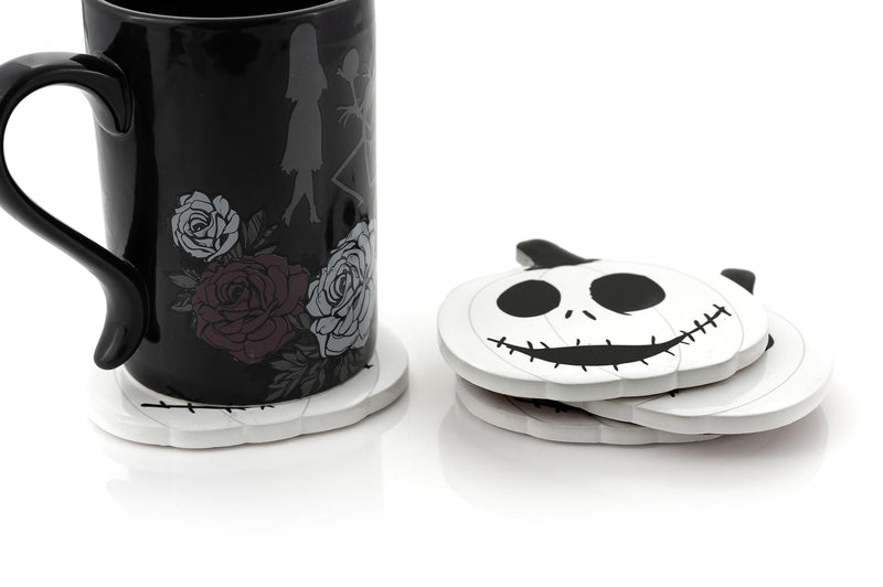 Nightmare Before Christmas Jack Skellington Pumpkin King Drink Coasters | 4 Pack product image 4 of 7