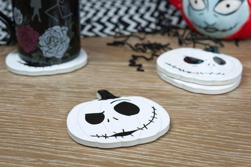 Nightmare Before Christmas Jack Skellington Pumpkin King Drink Coasters | 4 Pack product image 6 of 7
