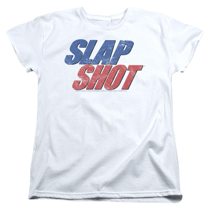 Slap Shot - Blue & Red Logo