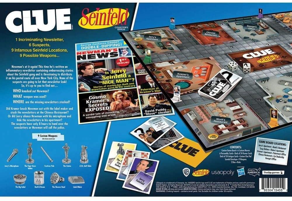 Seinfeld Clue Board Game | 3-6 Players