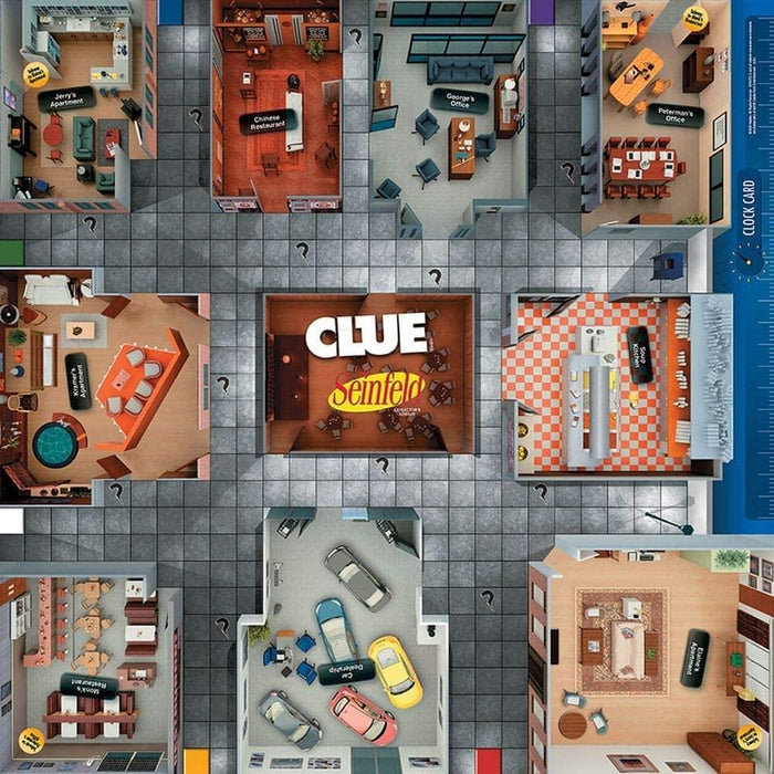 Vaulted Skulls & Co Official Clue Game Board Throw Blanket - 60x60 Inch Oversized, Plush, Playable Floor Mat Or Wall Hanging