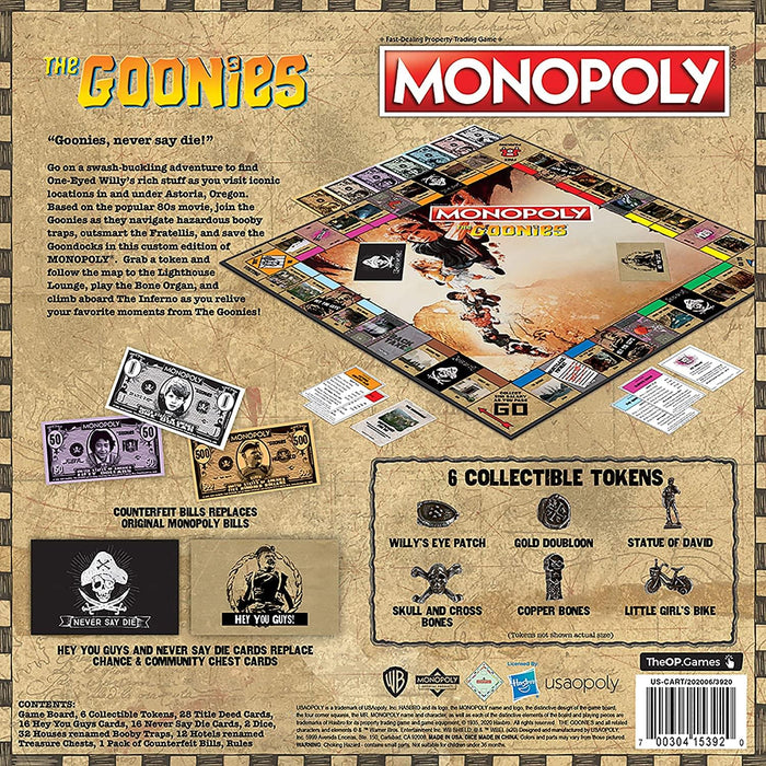 The Goonies Monopoly Board Game | For 2-6 Players