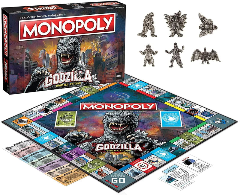 Godzilla Monopoly Board
