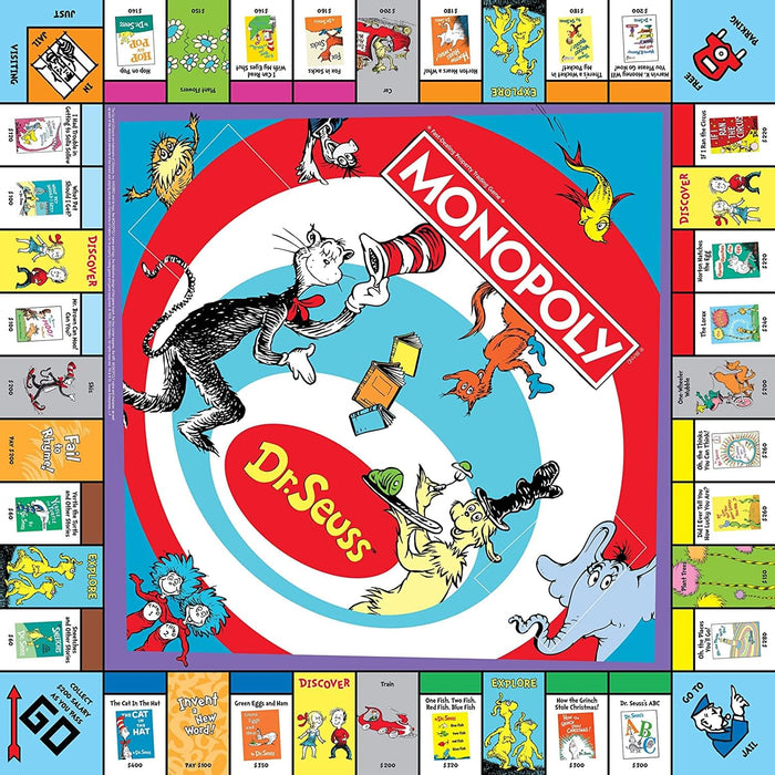 Dr. Seuss Monopoly Board Game