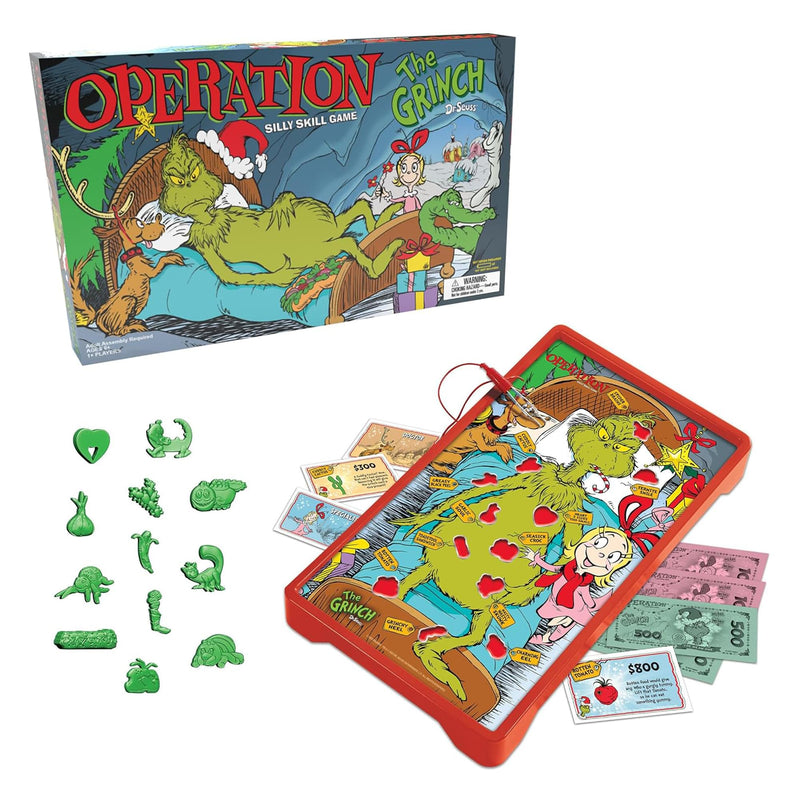 Dr. Seuss The Grinch Operation Board Game product image