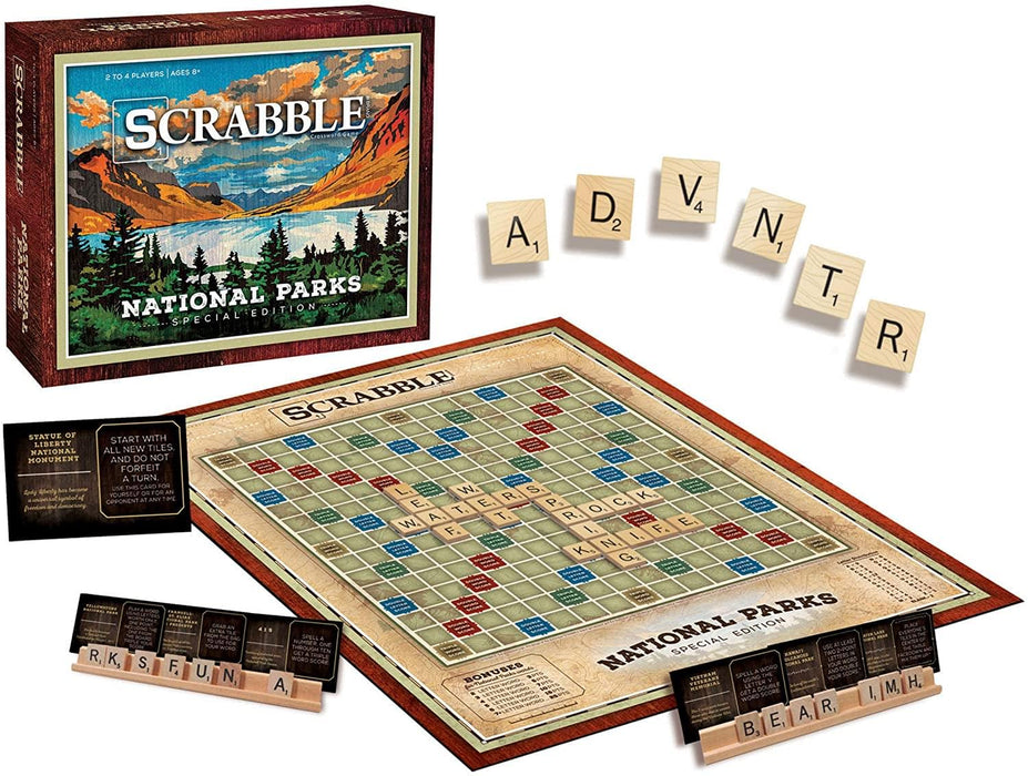 National Parks Scrabble Board Game | For 2-4 Players